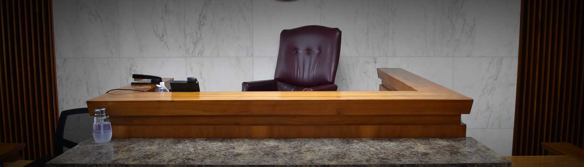 Cullman County Distric Courtroom Bench
